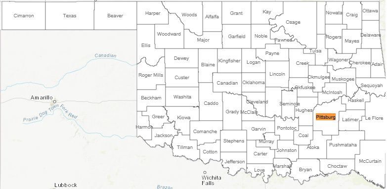 No. 12: Pittsburg County